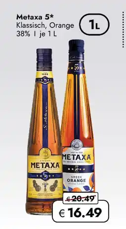 Travel Free Metaxa klassisch, orange Angebot