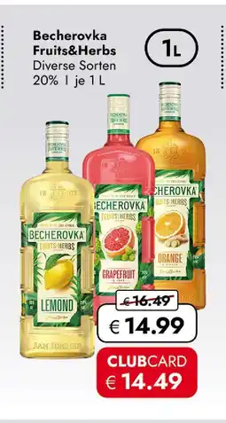 Travel Free Becherovka fruits&herbs Angebot
