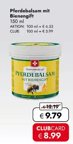 Travel Free Swissmedicus pferdebalsam mit bienengift Angebot