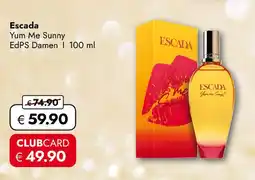 Travel Free Escada yum me sunny Angebot