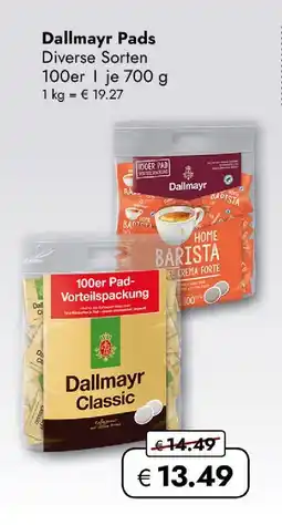 Travel Free Dallmayr pads Angebot