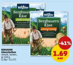 PENNY Bergader bergbauern käse mild-nussig Angebot
