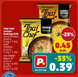 PENNY Thai chef instant-nudelgericht curry chicken Angebot