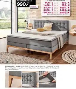 Kabs Polsterwelt Boxspringbett sleza Angebot