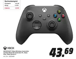 MediaMarkt Xbox microsoft xbox wireless controller carbon black Angebot