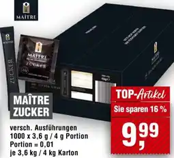 Handelshof Maître zucker Angebot