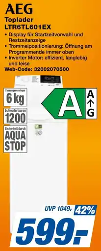 expert Techno Land AEG Toplader LTR6TL601EX Angebot