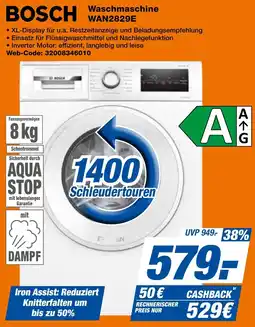 expert Techno Land BOSCH Waschmaschine WAN2829E Angebot