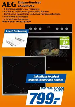 expert Techno Land AEG Einbau-Herdset EX32INDT2 Angebot