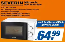 expert Techno Land SEVERIN Mikrowelle MW 7570 Solo Angebot