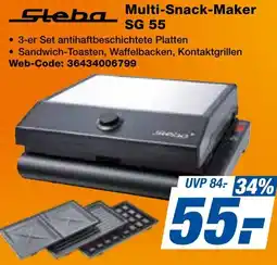 expert Techno Land Steba Multi-Snack-Maker SG 55 Angebot