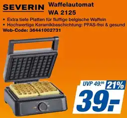 expert Techno Land SEVERIN Waffelautomat WA 2125 Angebot