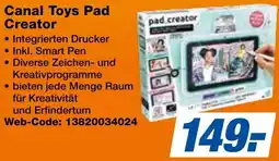expert Techno Land Canal Toys Pad Creator Angebot