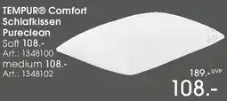 Zurbrüggen TEMPUR Comfort Schlafkissen Pureclean Angebot