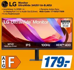 expert Techno Land LG Monitor Ultra Wide 34U511A-B.AEU Angebot