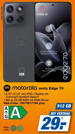 expert Techno Land Motorola moto Edge 70 Angebot