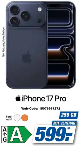 expert Techno Land Apple iPhone 17 Pro Angebot