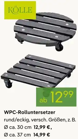 Pflanzen Kölle WPC-Rolluntersetzer Angebot