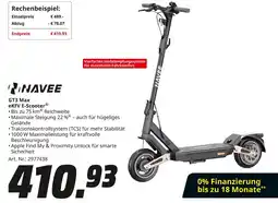 MediaMarkt NAVEE GT3 Max eKfV E-Scooter Angebot