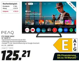 MediaMarkt PEAQ PTV 32GQF-5025C 32" QLED TV Angebot