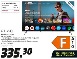 MediaMarkt PEAQ PTV 55GQU-5025C 55" QLED UHD TV Angebot