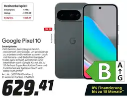 MediaMarkt Google Pixel 10 Smartphone Angebot