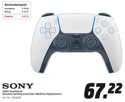 MediaMarkt SONY DualSense Wireless Gaming Controller Weiß für PlayStation 5 Angebot
