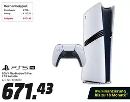 MediaMarkt SONY PlayStation 5 Pro 2 TB Konsole Angebot