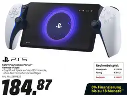 MediaMarkt PS5 SONY PlayStation Portal Remote-Player Angebot