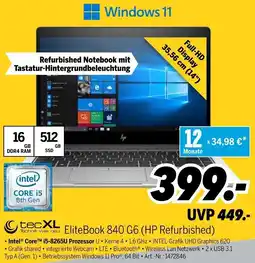 MEDIMAX tecXL EliteBook 840 G6 (HP Refurbished) Angebot