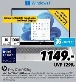 MEDIMAX hp Envy 17-da0675ng Angebot