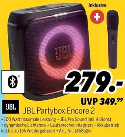 MEDIMAX JBL Partybox Encore 2 Angebot
