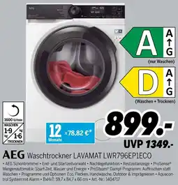 MEDIMAX AEG Waschtrockner LAVAMAT LWR796EP1ECO Angebot