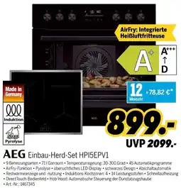 MEDIMAX AEG Einbau-Herd-Set HPI5EPV1 Angebot