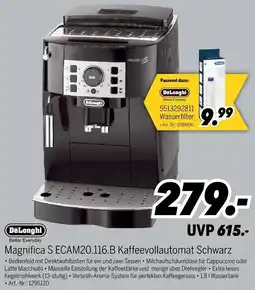 MEDIMAX DeLonghi Magnifica S ECAM20.116.B Kaffeevollautomat Schwarz Angebot