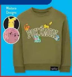 Aldi Süd Pokémon Kinder Sweatshirt Angebot