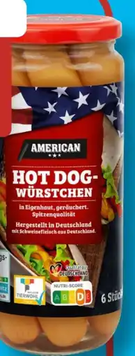 Aldi Süd American Hot Dog-Würstchen Angebot