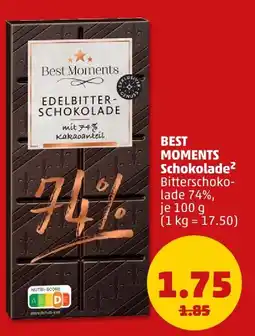 PENNY Best moments edelbitterschokolade Angebot