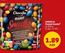 PENNY Choco'la peanut snacks Angebot