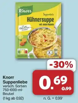 Famila Nord West Knorr Suppenliebe Angebot
