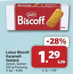 Famila Nord West Lotus Biscoff Karamell- Gebäck Angebot