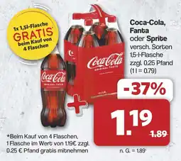 Famila Nord West Coca-Cola, Fanta oder Sprite Angebot