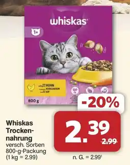 Famila Nord West Whiskas Trockennahrung Angebot
