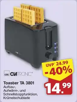 Famila Nord West Clatronic Toaster TA 3801 Angebot