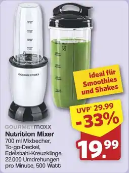 Famila Nord West GOURMETMaxx Nutrition Mixer Angebot