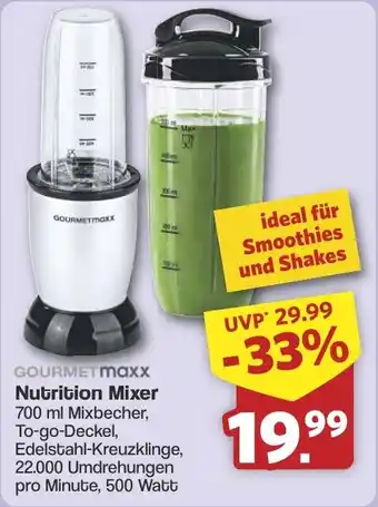 Famila Nord West GOURMETMaxx Nutrition Mixer Angebot