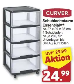 Famila Nord West CURVER Schubladenturm Essential Angebot