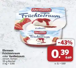Famila Nord West Ehrmann Früchtetraum oder Vanilletraum Angebot