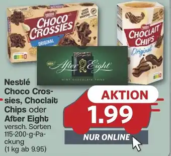 Famila Nord West Nestlé Choco Crossies, Choclait Chips oder After Eight Angebot