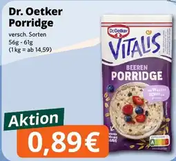 Famila Nord West Dr. Oetker Porridge Angebot